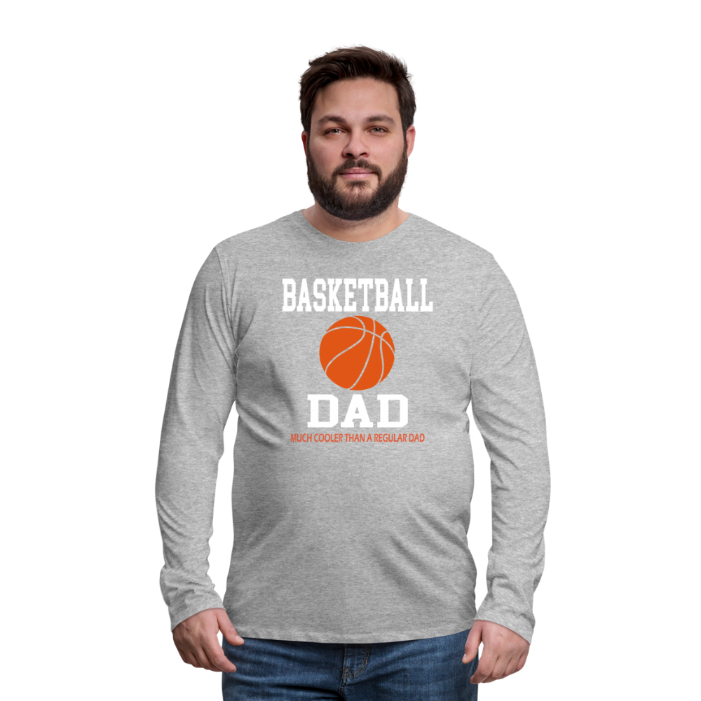 BASKETBALL DAD - heather gray