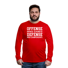 Offense vs. Defense - red