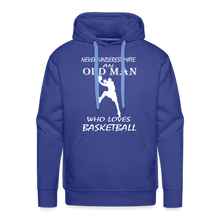 Old Man Loves Basketball - royal blue
