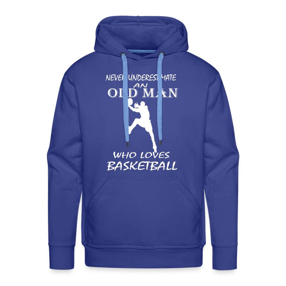 Old Man Loves Basketball - royal blue