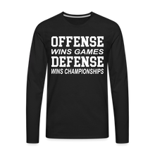 Offense vs. Defense - black
