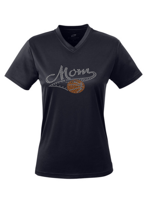 Basketball Mom (Rhinestones) - Tobbs