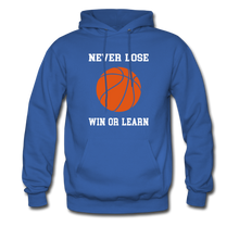 NEVER LOSE-WIN OR LEARN - royal blue