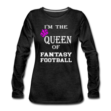 Queen of Fantasy Football - charcoal gray