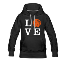LOVE Basketball-Woman's Hoodie - black