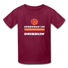 Everyday I'm Dribblin (kids) - burgundy