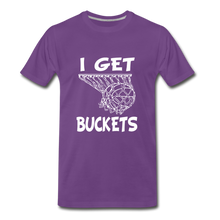 I Get Buckets-Men's Short Sleeve - purple