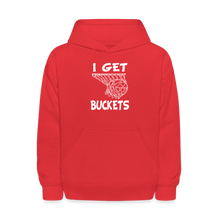 I Get Buckets Kids' Hoodie - red