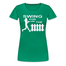 Swing for the Fence (Girl's Softball) - kelly green