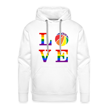 Love Basketball-Pride Hoodie - white