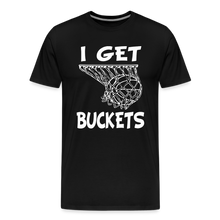 I Get Buckets-Men's Short Sleeve - black