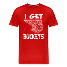 I Get Buckets-Men's Short Sleeve - red