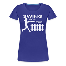 Swing for the Fence (Girl's Softball) - royal blue