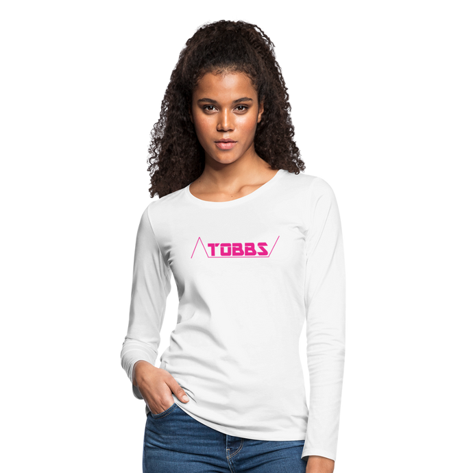 TOBBS-Ladies Scoop Neck - white