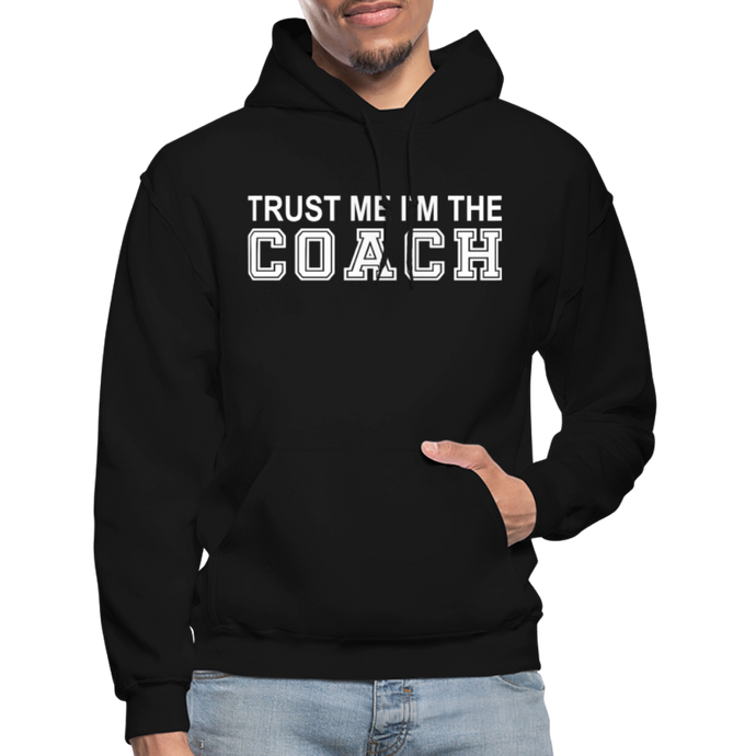 Trust Me I'm The Coach-Men's Hoodie - black