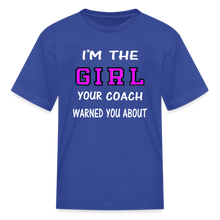 I'm The Girl - royal blue