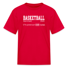 Basketball Definition (kids) - red