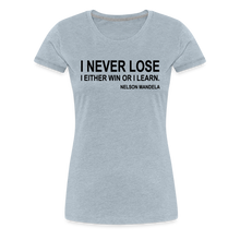 Never Lose-Mandela - heather ice blue