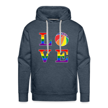 Love Basketball-Pride Hoodie - heather denim