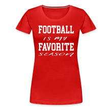 Football is my favorite season (short-sleeve) - red