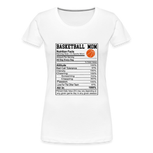 Basketball Mom Ingredients - white