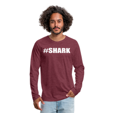 #SHARK - heather burgundy