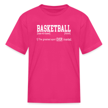 Basketball Definition (kids) - fuchsia