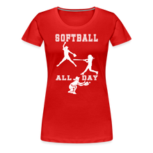 Softball All Day - red