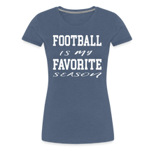 Football is my favorite season (short-sleeve) - heather blue