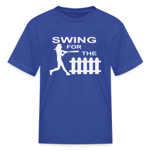 Swing for the Fence (kids) - royal blue