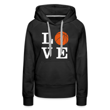 LOVE Basketball-Woman's Hoodie - black