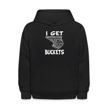 I Get Buckets Kids' Hoodie - black