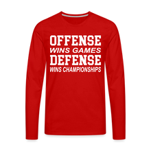 Offense vs. Defense - red