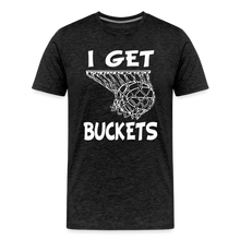 I Get Buckets-Men's Short Sleeve - charcoal grey