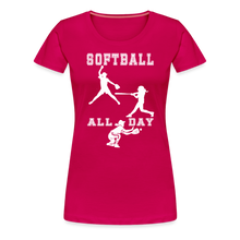 Softball All Day - dark pink