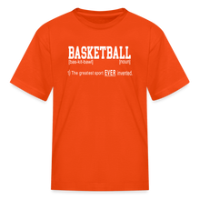 Basketball Definition (kids) - orange