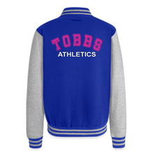 Tobbs Athletics Letterman Jacket - royal/heather grey