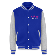 Tobbs Athletics Letterman Jacket - royal/heather grey