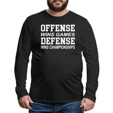 Offense vs. Defense - black