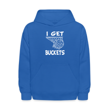 I Get Buckets Kids' Hoodie - royal blue