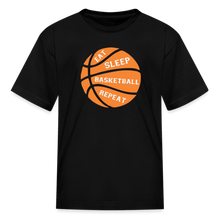 Eat Sleep Basketball Repeat (kids) - black