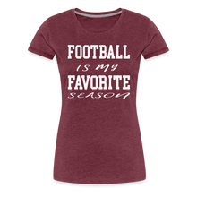 Football is my favorite season (short-sleeve) - heather burgundy