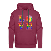 Love Basketball-Pride Hoodie - burgundy