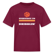 Everyday I'm Dribblin (kids) - burgundy