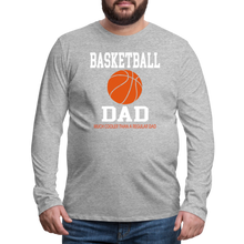 BASKETBALL DAD - heather gray