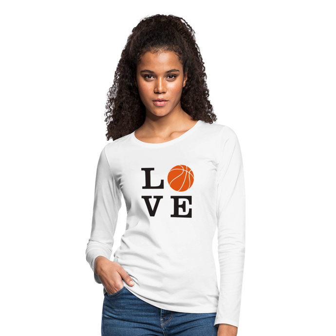 LOVE Basketball - white