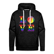 Love Basketball-Pride Hoodie - charcoal grey