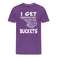 I Get Buckets-Men's Short Sleeve - purple