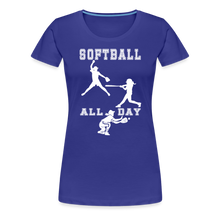 Softball All Day - royal blue