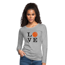 LOVE Basketball - heather gray